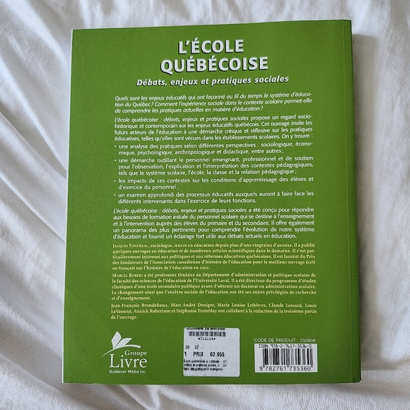 L'école québécoise 2e édition - Picture 2 of 2